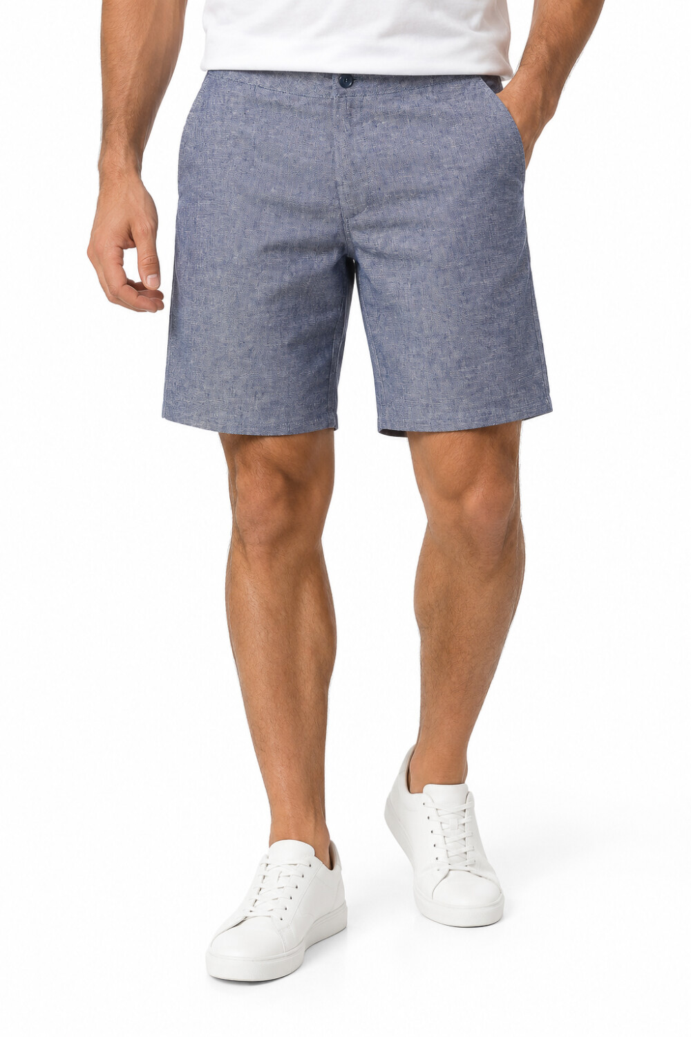 Bermuda Curibe Azul Melange