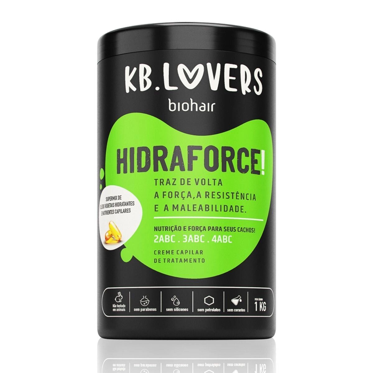 Crema Capilar De Tratamiento KB.LOVERS - Hidraforce Nutrición y Fuerza 