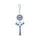 COLGANTE DE OJO TURCO CON CAMPANAS Gp095