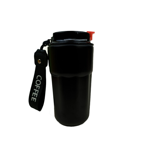 Vaso térmico con asa Negro