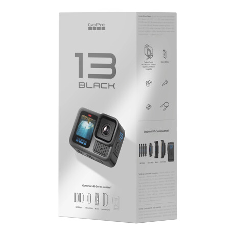 Cámara Gopro Hero 13 Black 27,13mp 5,3k Sumergible 10m 001