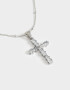 Cadena Corta con Dije Religioso Cadena Corta Con Dije De Acero Quirúrgico - Plateado