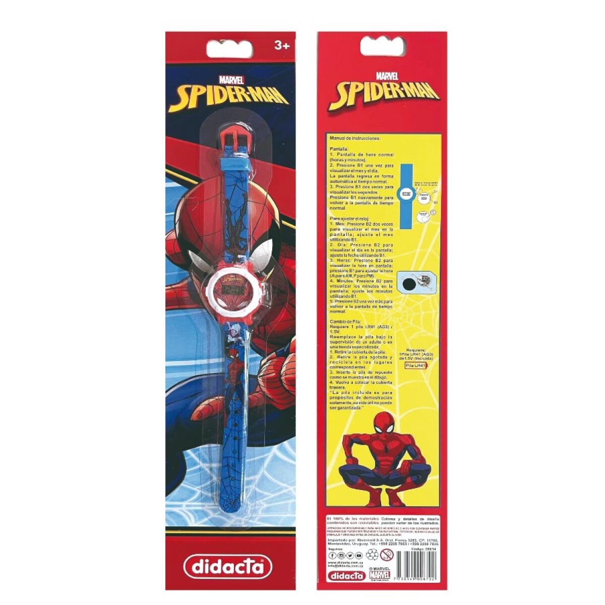 Reloj Digital Infantil - Spiderman 