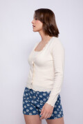 CARDIGAN MAGGIE Vainilla