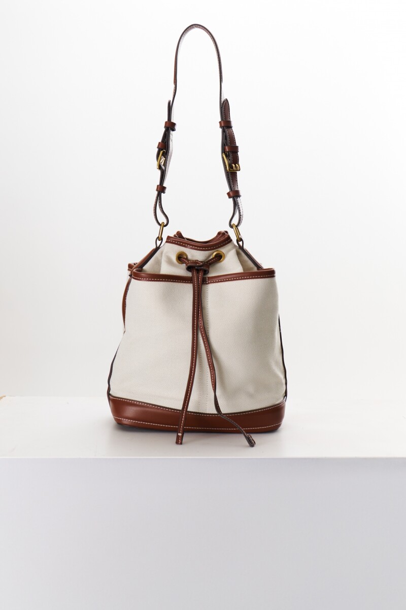 CARTERA VIVO CUERO NATURAL