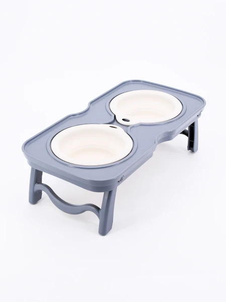 PLATO DOBLE SILICONA PLEGABLE BEIGE