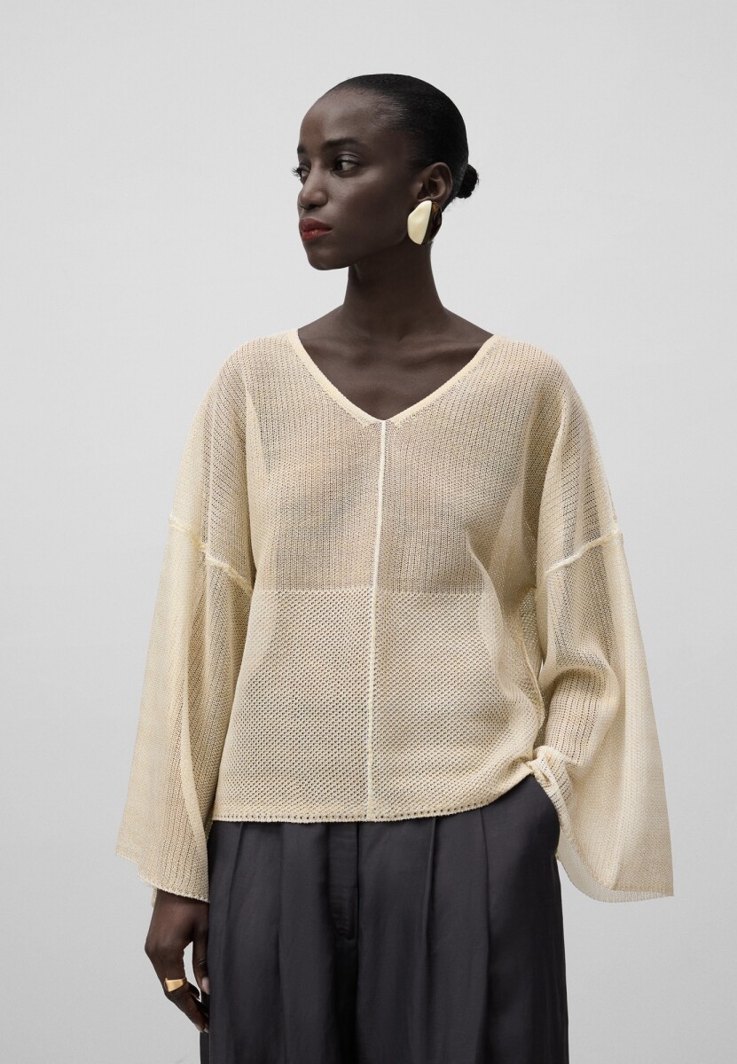 JERSEY CUELLO PICO PUNTO MALLA 