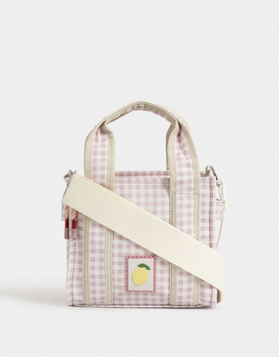 Cartera City Infantil Con Tag - Estampado Geometrico 