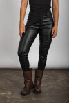 Pantalón cuerina Negro chupin