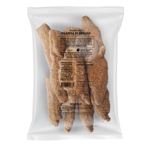 MILANESA DE MERLUZA (CALIBRE 120-150 GRS)- 1 KG Milanesa De Merluza (calibre 120-150 Grs)- 1 Kg