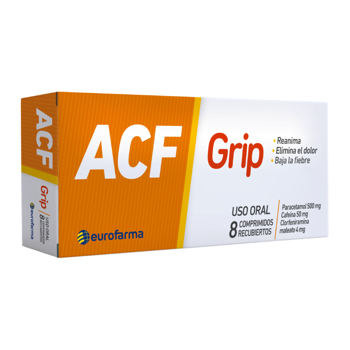 Antigripal ACF 4 Eurofarma 8 Comprimidos 