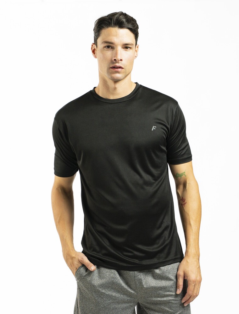 Remera Deportiva Dry Fit Negro