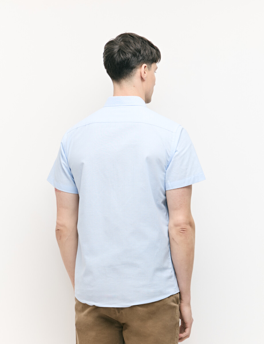 012725 CAMISA COTTON WILL Azul