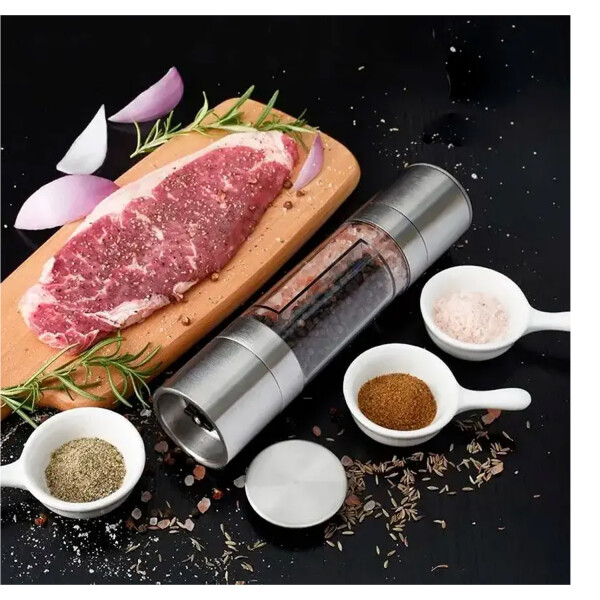 Molinillo 2 En 1 De Acero Inoxidable Sal Y Pimienta Zx-s22 MOLINILLO DE PIMIENTA ZX-S22