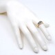 Anillo oro 18k zafiros y brillantes Anillo oro 18k zafiros y brillantes