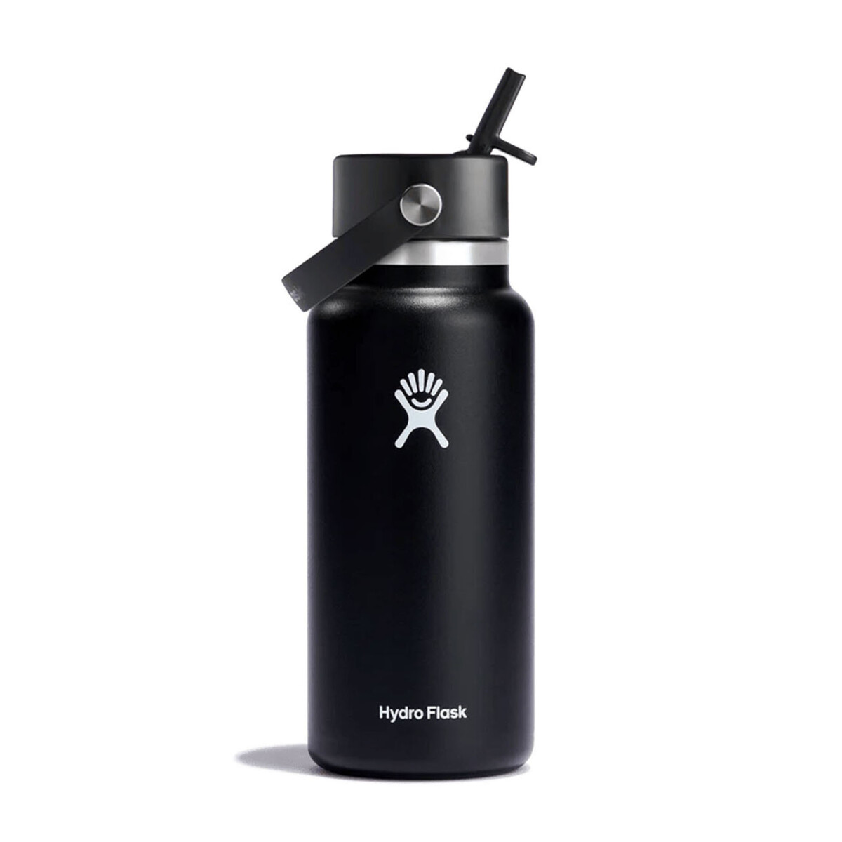 32 Oz Wide Straw Cap - Black 