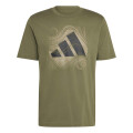 Remera de Hombre Adidas Nt Logo Verde Oliva