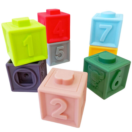 Set X16 Juguetes Sensoriales Para Bebés Silicona Jug007025