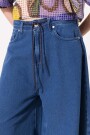 JEANS WIDE AIR BLUE Azul