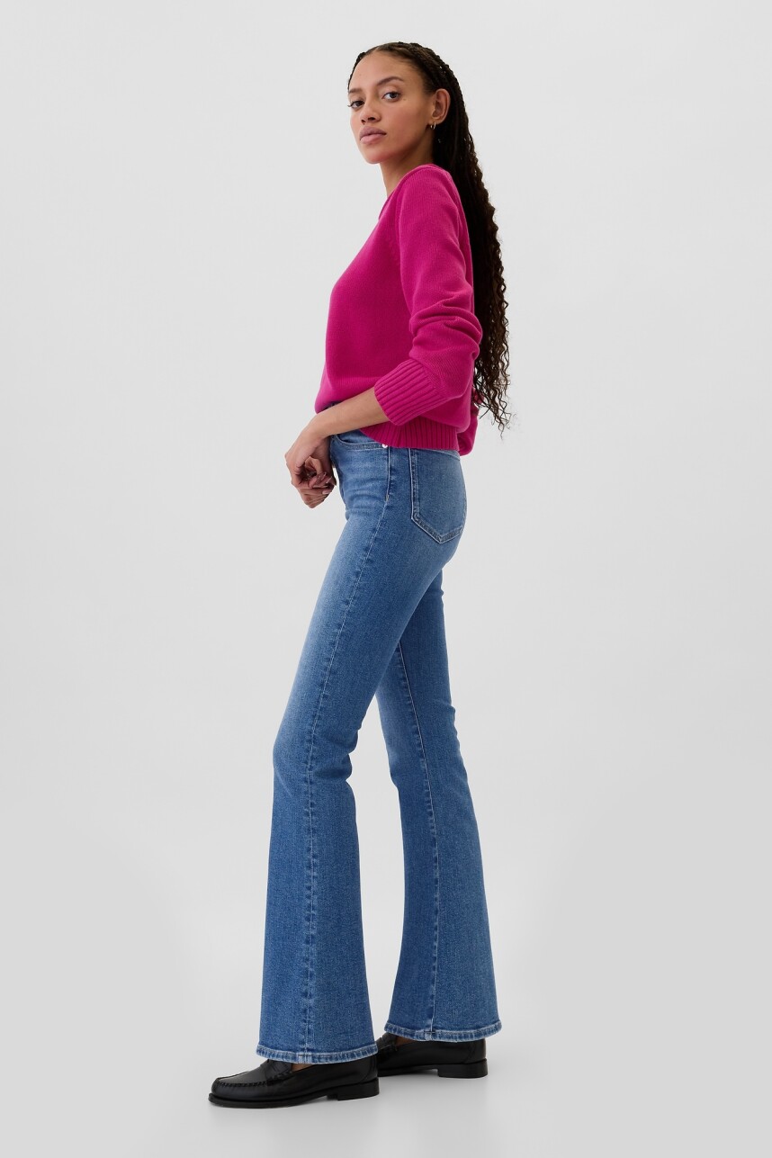 Jean Flare Mujer Medium Wash