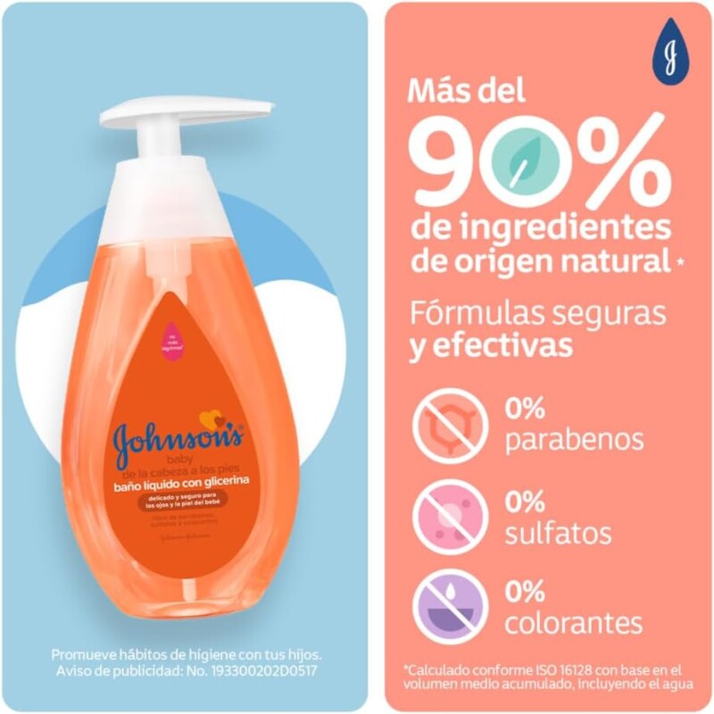 Baño Líquido Johnson'S Baby Glicerina 200 Cc. Baño Líquido Johnson'S Baby Glicerina 200 Cc.