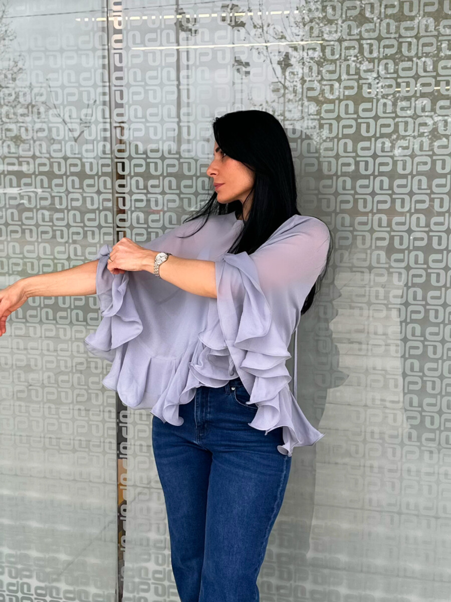 Blusa Alba - Gris 