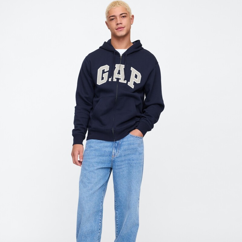 V-HERITAGE LOGO FZ TAPESTRY NAVY V2