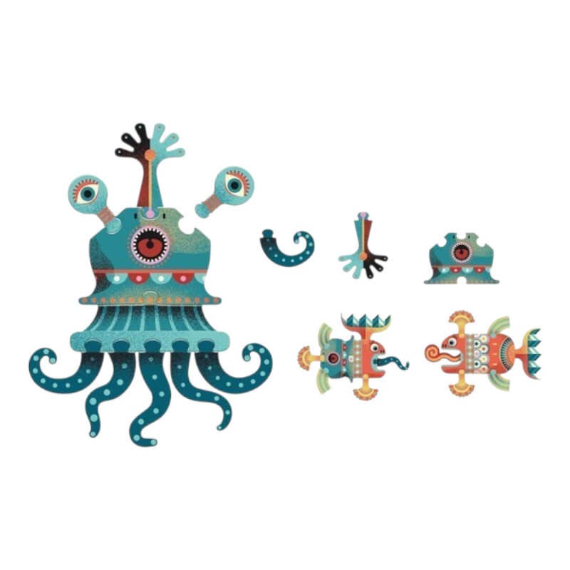 Puzzle Crazy Aqua’zules Djeco Puzzle Crazy Aqua’zules Djeco