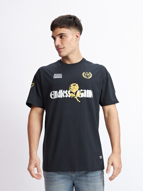 REMERA ENDLESS GAME NEGRO