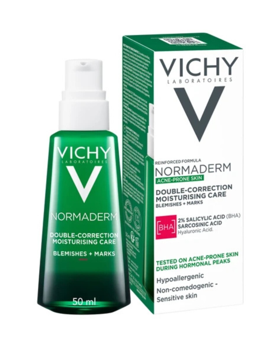 Vichy Crema Normaderm Phytosolution Doble Acción 50 ml | Hidratación y Control de Imperfecciones