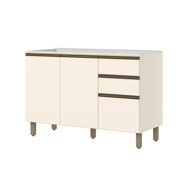 BAJO MESADA ARMARIO 3 PUERTAS 2 CAJONES BAJO MESADA ARMARIO 3 PUERTAS 2 CAJONES