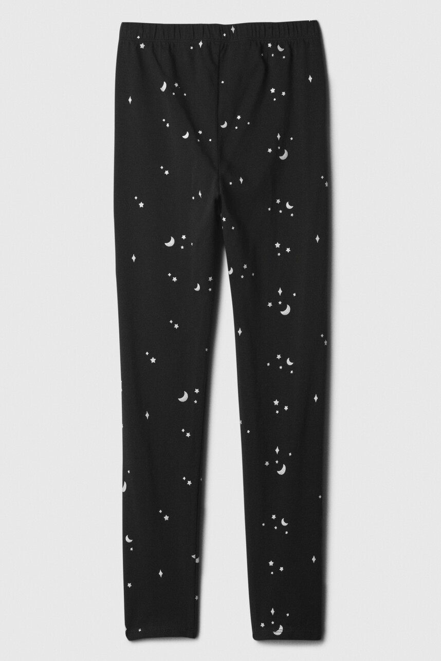 Calza Estampada Niña True Black Foil