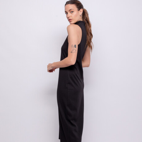 VESTIDO POLK Negro