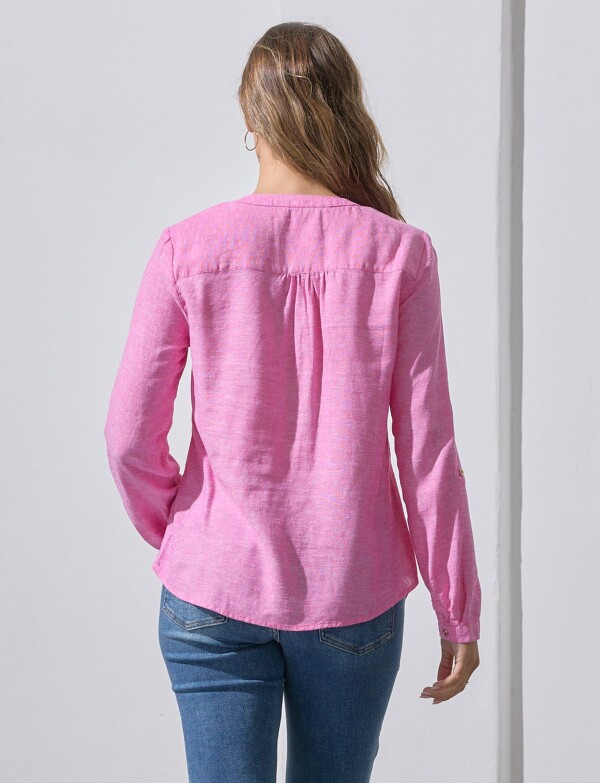 Blusa Lino ROSA