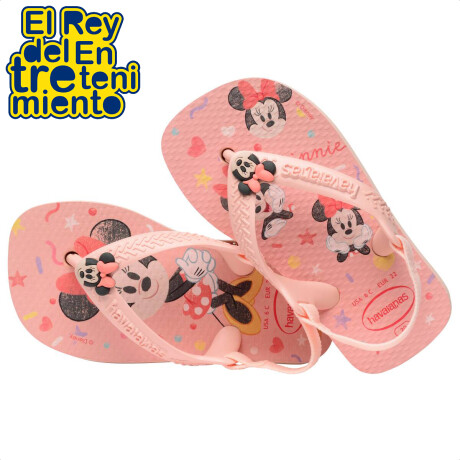 Havaianas Calzado Infantil Chancleta Ojota Sandalia Rosa-Minnie