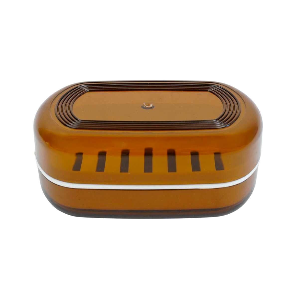 Jabonera de plastico con tapa 