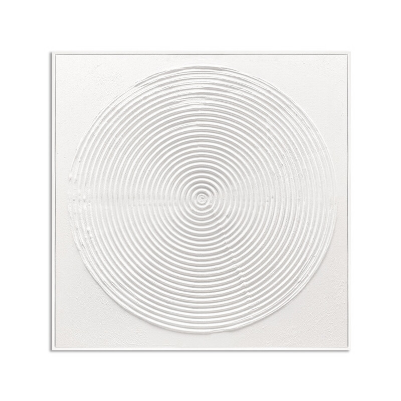 CUADRO CANVAS 80x80cm MARCO PINTURA CIRCULO CUADRO CANVAS 80x80cm MARCO PINTURA CIRCULO