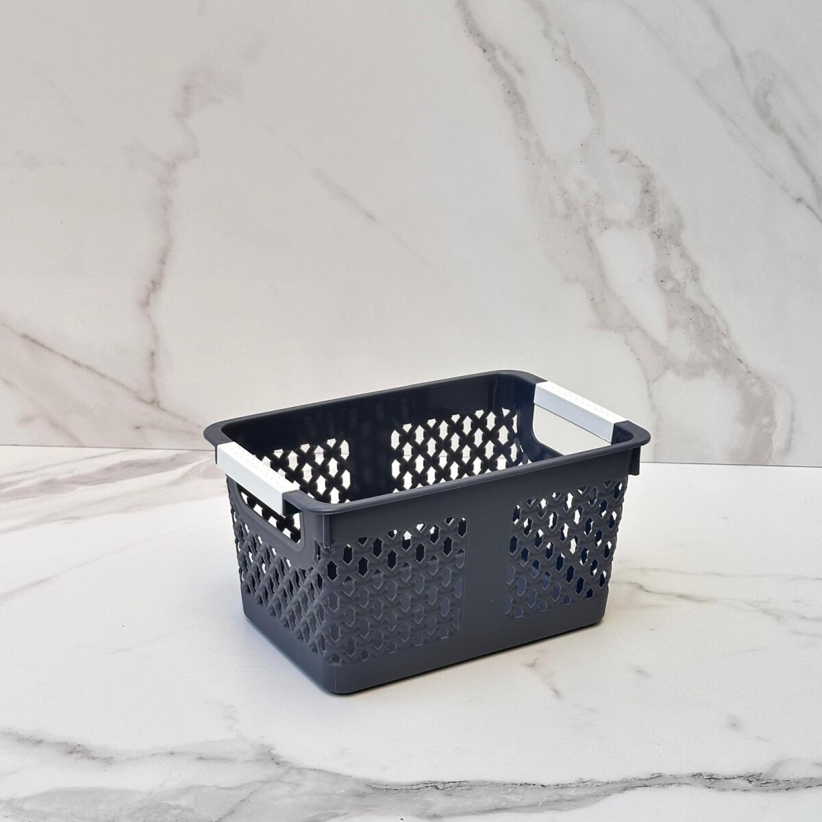 Canasto Organizador Polipropileno Alto 12cm x Ancho 15cm x Largo 23cm 