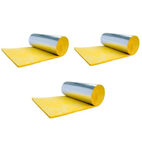 Combo X3 Lana De Vidrio 2 Cm Aislante Termoacústico Aluminio Combo X3 Lana De Vidrio 2 Cm Aislante Termoacústico Aluminio