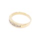 Anillo en oro 18k amarillo con 6 brillantes Anillo en oro 18k amarillo con 6 brillantes