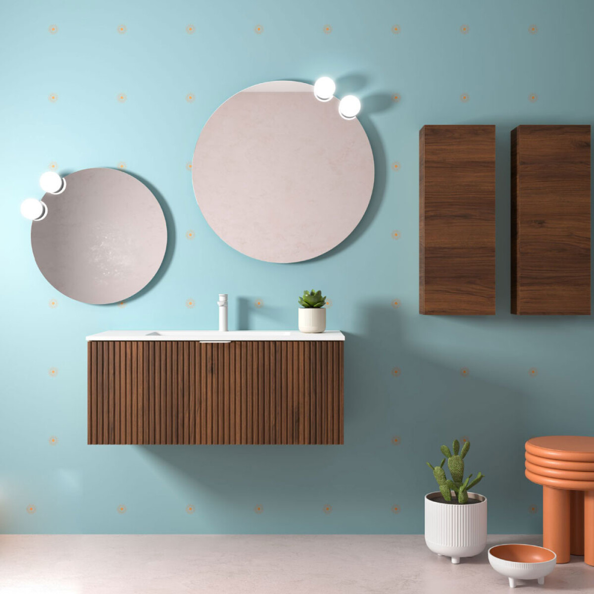 Mueble Biba Nogal Maya 100 