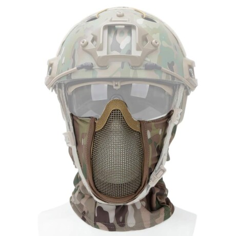 Balaclava con máscara de rejilla Multicam