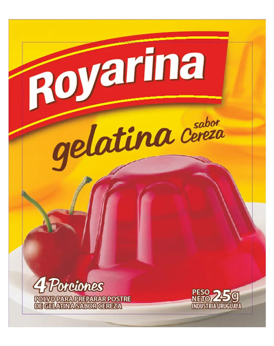 GELATINA ROYARINA 4P 25G CEREZA 