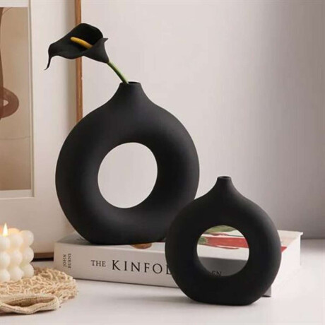 Florero Sara Negro Grande Sc