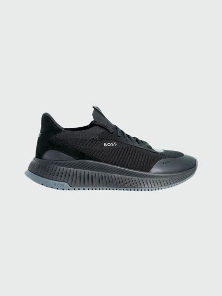 BOSS - Championes de punto, TTNM EVO Negro Estampado