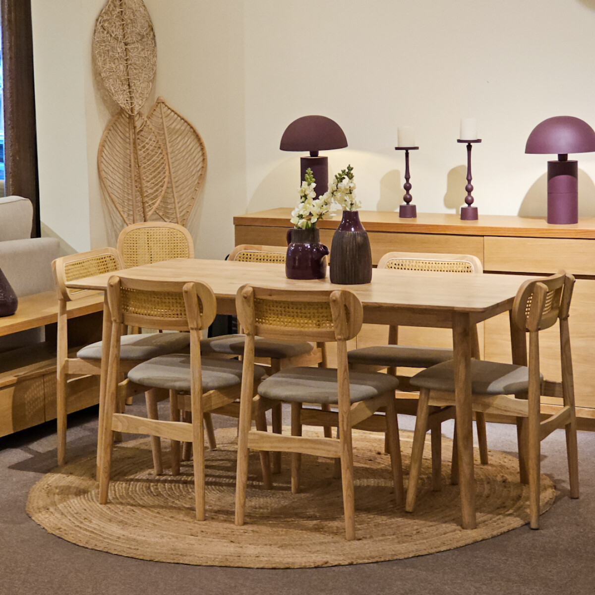 Mesa de comedor Dalia 160 x 80cm 