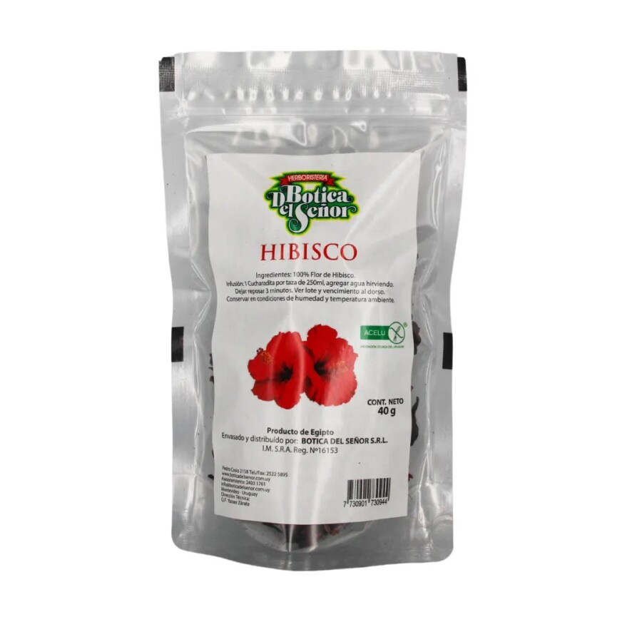 Té de Hibisco Bolsa 40gs - La Botica del Señor Té de Hibisco Bolsa 40gs - La Botica del Señor