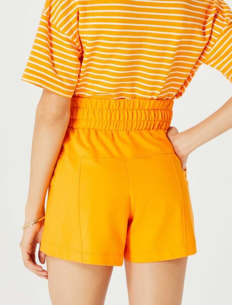 SHORT FEMENINO CON BOLSILLOS NARANJA