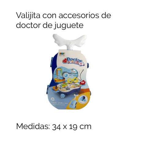Valijita Con Accesorios De Doctor De Juguete Unica