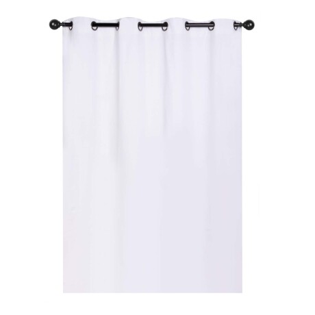 CORTINA C/ARGOLLAS POLIESTER NATURAL-BEIGE COLBIE 140*260